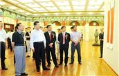 潮星集团董事长张汉龙出席纪念辛亥革命一百周年于右任书法展